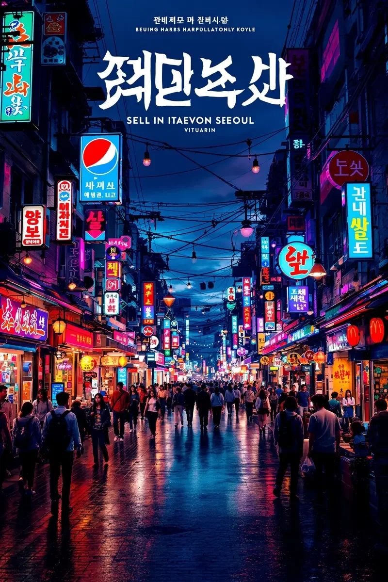 梨泰院之夜 字幕海报